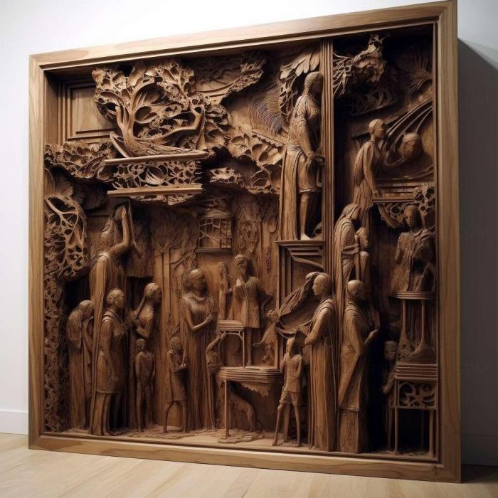 نموذج ثلاثي الأبعاد لآلة CNC 3D Art 